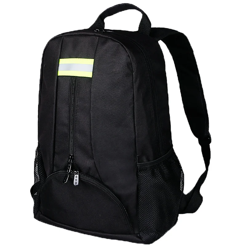 LAMEZIA Oxford Cloth Pouch Fabric Backpack Multi-function Outdoor Electricians Tool Bag Black Durable Toolbag