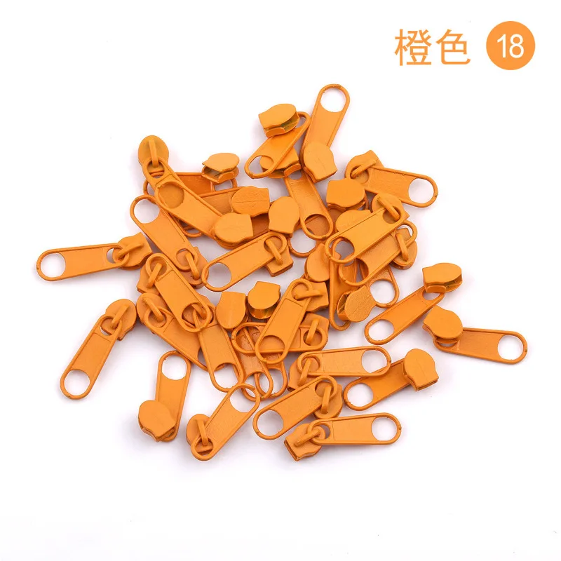 100 шт 3# нейлоновые бегунки на молнии DIY бегунки на молнии для сумок для одежды Домашний текстиль Швейные портновские аксессуары