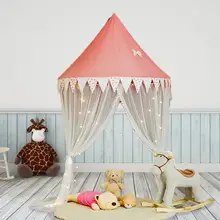 Детская палатка дом портативный Замок принцессы подарок висящий флаг детская палатка игровая палатка День рождения Рождественский подарок