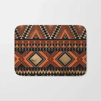 

Nordic Doormat Aztec Ethnic Pattern Art Bath Rug Non-Slip Floor Outdoor Indoor Front Door Mat Bathroom Rugs