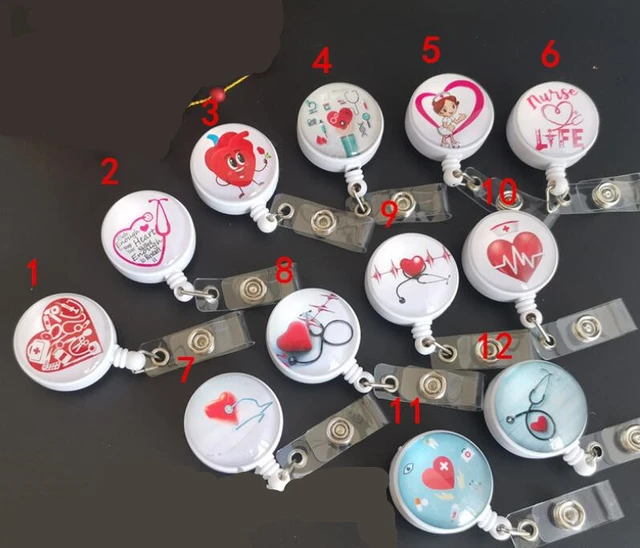 1Pcs Grey's Anatomy Doctor Nurse Retractable Pull Badge Reel ID Lanyard  Name Tag Card Badge Holder Reels for KIDS Party gifts - AliExpress