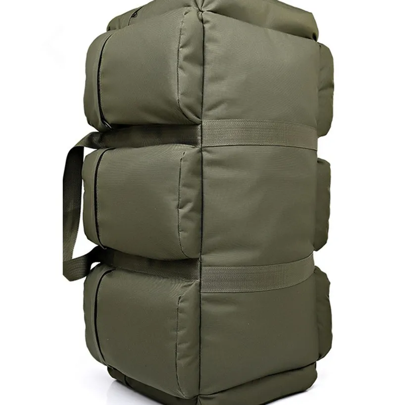 Luggage bags High Capacity 90L Travel Bag New Arrival Cylinder package Multifunction Rusksack Male Fashion Canvas Camouflage | Багаж и