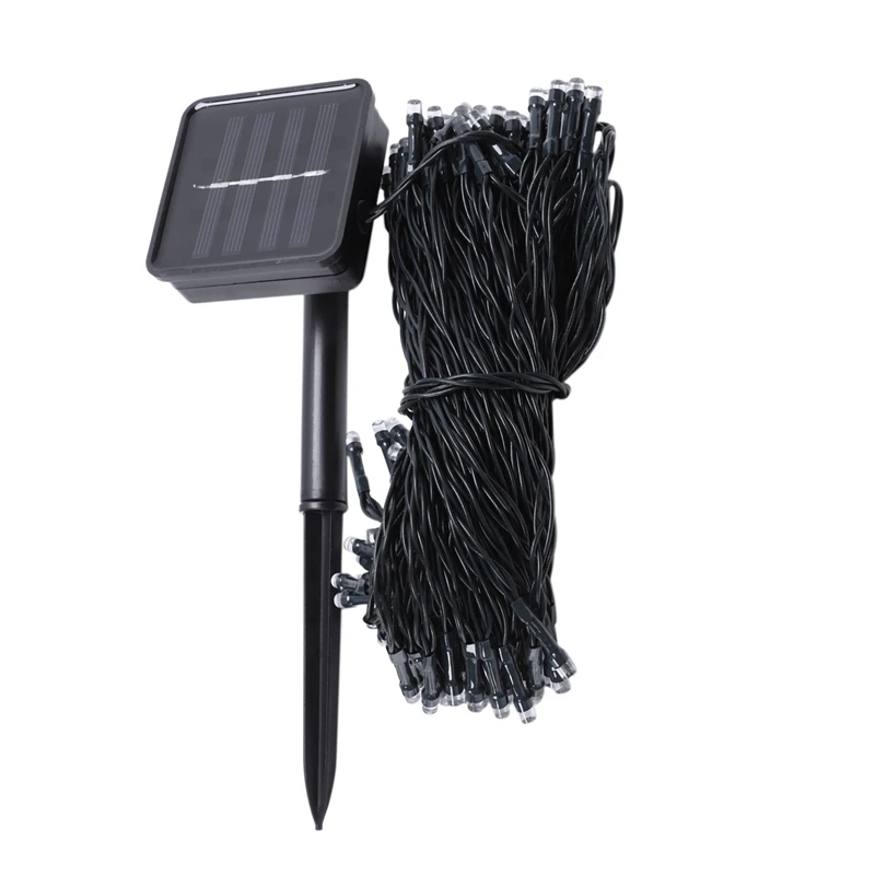 

Solar-powered Waterproof 100 LED Fairy String Lights for Christmas Decoration Warm White