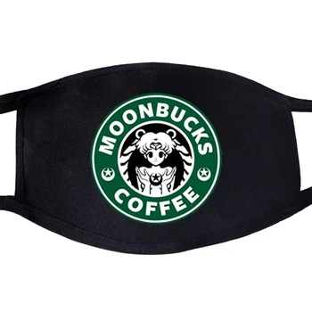

Sailor Moon Cute Kawaii Lovely Japan Anime Face Mask Mouth Fabric Anti Dust Unisex Black Dustproof Facial Protective Cover Masks