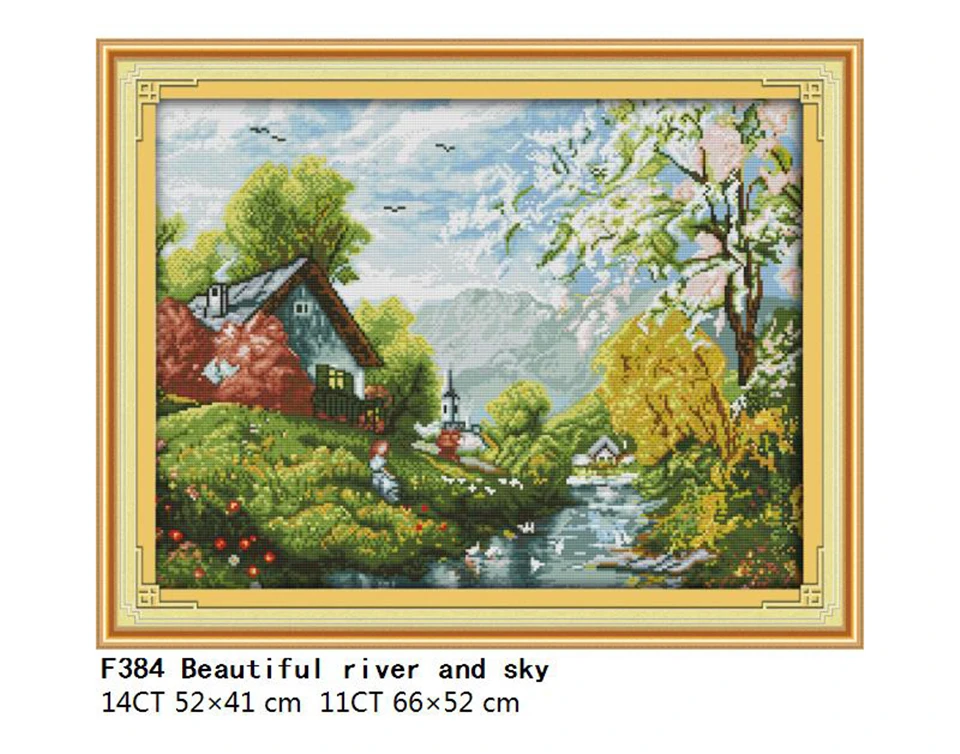 Joy Sunday Cross Stitch Kits Sale 11CT 14CT Embroidery Cross Stitch Kit for Needlework Cross Stitch Sets for Embroidery DIY Crafts (5)