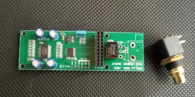 Amanero USB цифровой интерфейс IIS интерфейс с поддержкой решения DSD512 32 бит/384 кГц - Цвет: I2S coaxial module