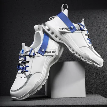 

Fashion Men Vulcanize Shoes Brand White Sneakers Men Shoes Outdoor Walking Male Shoes Adult Breathable Men Casual Shoes E11-17