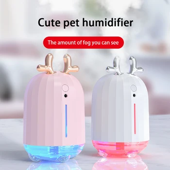

Ultrasonic Electric Humidifier Essential Aroma Oil Diffuser Mini deer Air Humidifier USB Home Mist Maker for office Aromatherapy