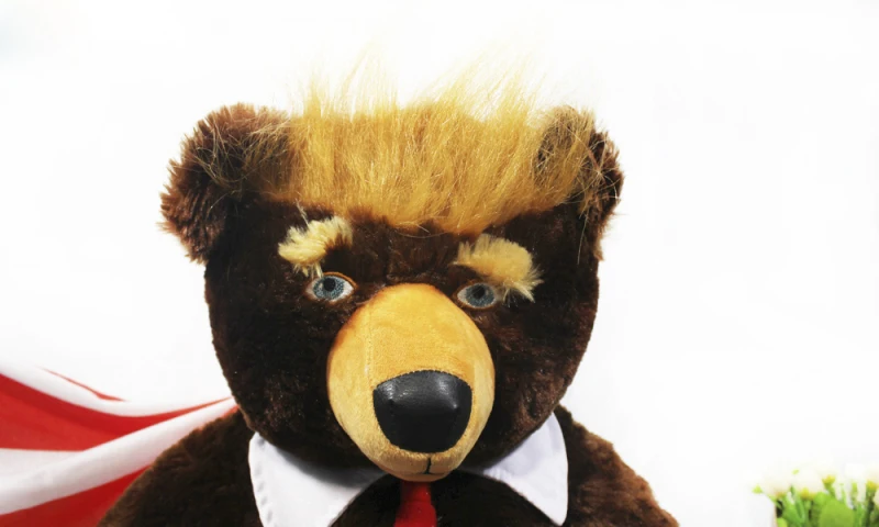 60 см медведь Дональд Трамп, плюшевые игрушки, крутой медведь с флагом, милое животное, медведь, куклы Трамп, плюшевая игрушка, детские подарки