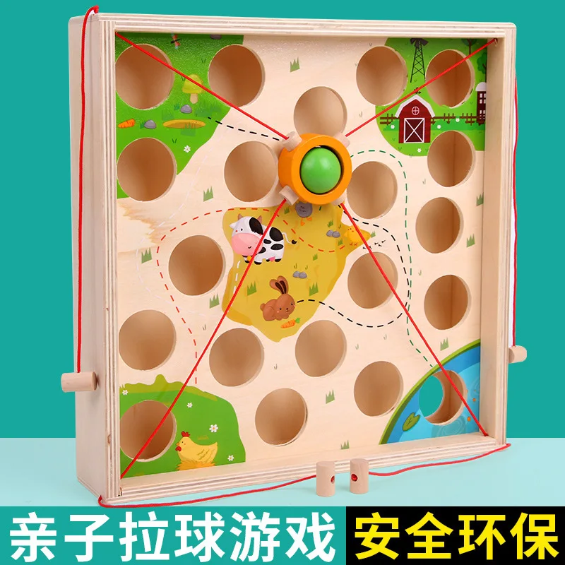 

Children Creative Drawing Ball Tabletop Game Wood Maze Kindergarten Activity Early Childhood Educational Force Parent And Child