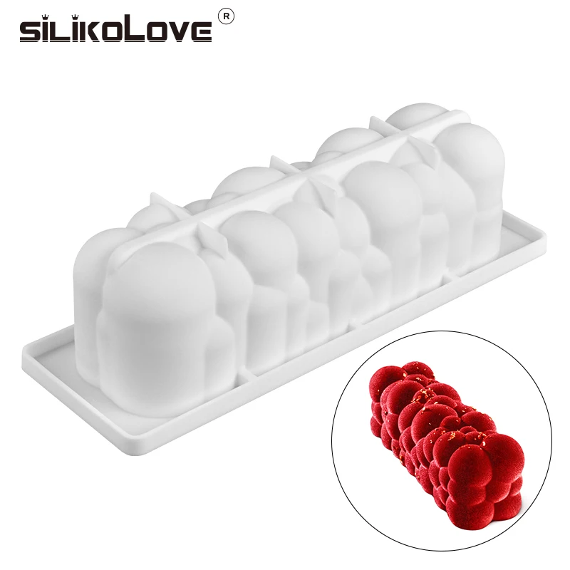 Силиконовая форма SILIKOLOVE для выпечки в форме облака спирали мусса десерта