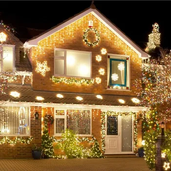 

Christmas Garland LED Curtain Icicle String Light 220V Droop 0.4-0.6m Mall Eaves Garden Stage Outdoor Fairy Lights