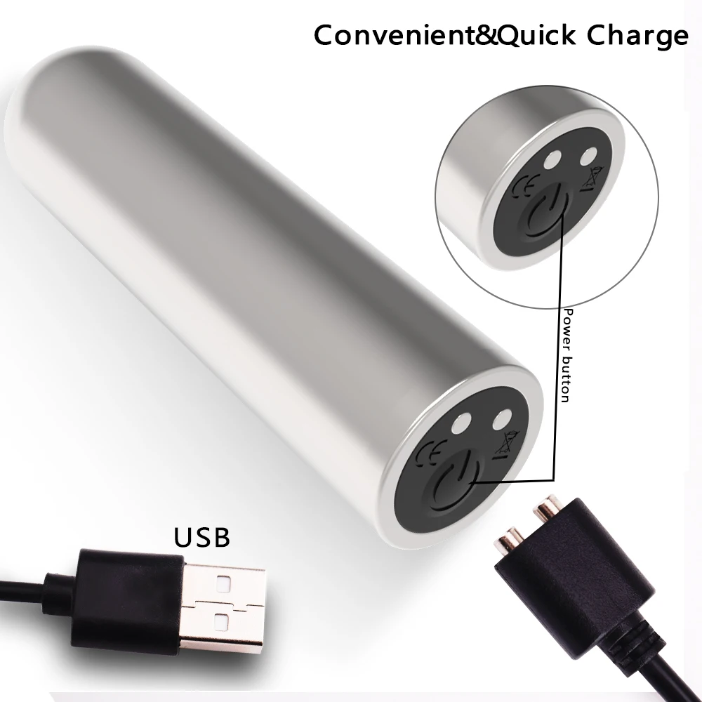 Women Mini Bullet Vibrator USB with Remote Controller G Spot Clitoral Stimulator Vaginal Masturbation Sex Toy