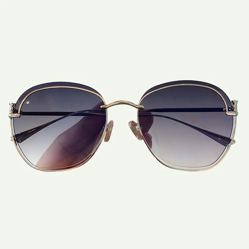 No.3 sunglasses Круглые солнцезащитные очки зеркало Женская винтажная, брендовая, дизайнерская Для женщин Для мужчин металлические солнцезащитные очки оправа gafas de sol hombre - Цвет линз: No.3 sunglasses