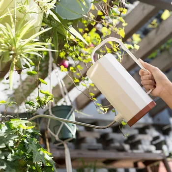 

S-Shaped Plant Watering Can with Long Spout 1200ML Candy Color Watering Pot for Outdoor Indoor House Garden Supolies