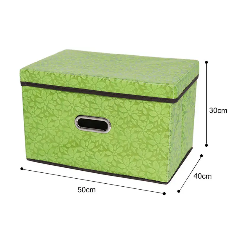 Складной большой органайзер ящик коробка для хранения нетканый тканевый чехол для игрушек книга мусора органайзер для домашнего гардероба коробка для хранения - Цвет: 7