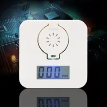 Угарный газ дымовой пожарный извещатель отравления угарным газом Газа Предупреждение Сенсор безопасности отравления угарным газом сигнализации ЖК-дисплей Фотоэлектрические датчики 746D