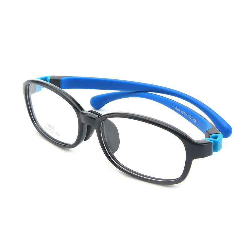 Optical Glasses frame For children boy girls Myopia eyeglasses frames with 0 degree lenses Plain mirror Points Kids Unisex 19006