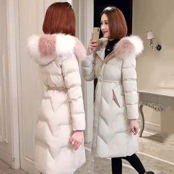 

Winter Jacket Women Hooded Fur Collar Parkas Women Jacket Large Size Coats And Jackets Women Winter Casacos Femininos Coat Women