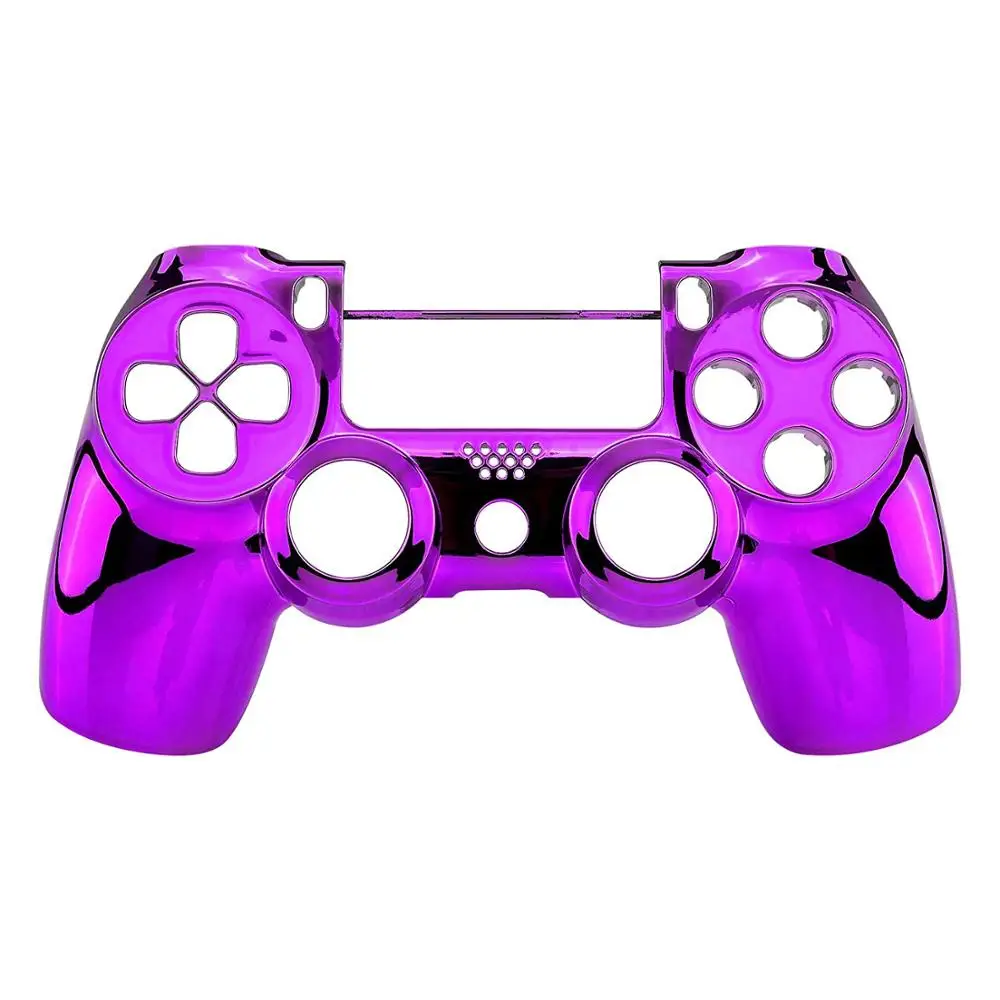 Хром Edition спереди Корпус Оболочка Чехол, запасных частей для Playstation 4 PS4 тонкий PS4 Pro JDM-040 JDM-030 JDS-030 контроллер
