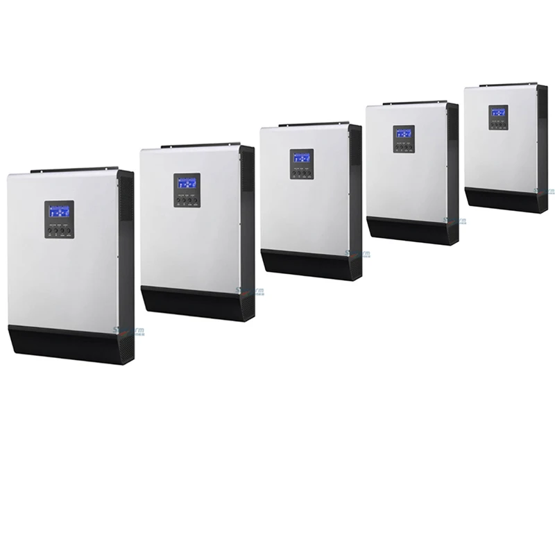 

25KVA 20KW Pure Sine Wave Power Inverter Built-in 48V PWM Solar Charge Controller With AC battery charger