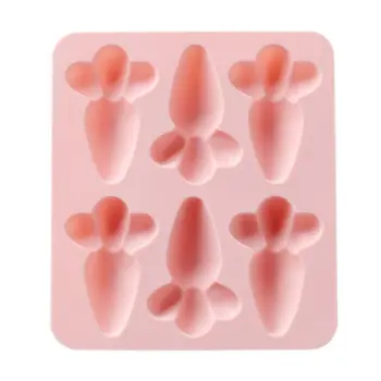 

Easter Carrot Silicone Cake Mold Cupcake Pudding Cookie Muffin Ice Cube Soap Mould Decorating DIY Baking Tool