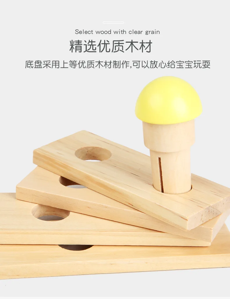 Деревянный съемный гайка Детский развивающий мультфильм DIY Набор инструментов стол игрушка панель инструментов