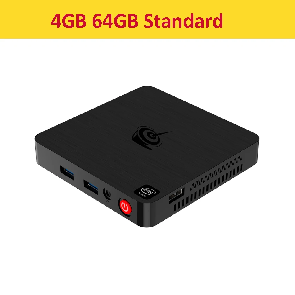 4GB 64GB Standard Мини-ПК Beelink T4 Int Atom X5-Z8500 HD graphics 600 4GB ram+ 64GB 2,4 GHz+ 5,8 GHz WiFi 1000Mbps USB3.0 BT4.0 поддержка 4K tv Box - Цвет: 4GB 64GB Standard