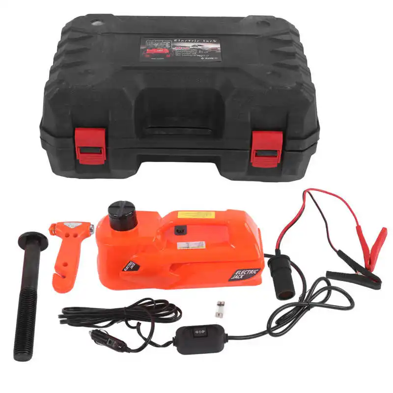3-In-1 Electric Hydraulic Jack Set 5 Ton 6.1-17.7in Lifting Tool for Car Roadside Emergency Tire Change Kit |