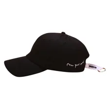 패션 lron 반지 자수 야구 모자 조정 가능한 캐주얼 거리 모자 스포츠 모자 여름 야외 gorro mujer # zer(China)
