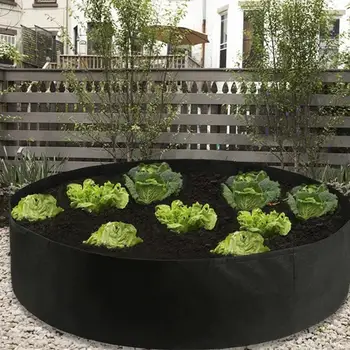 

Tomato Planting Bag 15/50/100 Gallons Round Shape Plant Grow Bag Garden Patio Storage Container Balcony Creative