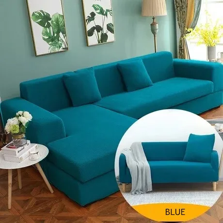 blue Эластичный чехол для дивана, подлокотник высокого качества, упругий угловой диван, чехол для дивана, чехол для дивана, защитный чехол для дивана - Цвет: blue
