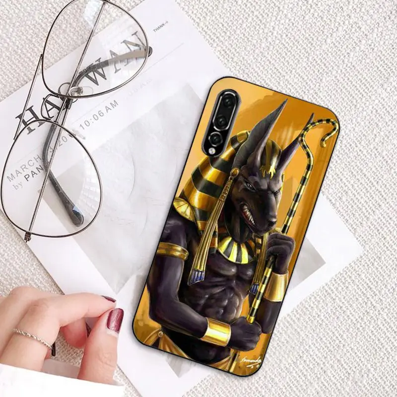 A14 Babaite художественный Египетский Нефертити Anubis Anh Фараон чехол для телефона для huawei P20 P30 Pro P20Lite P30Lite PSmart P10 9lite - Цвет: A14