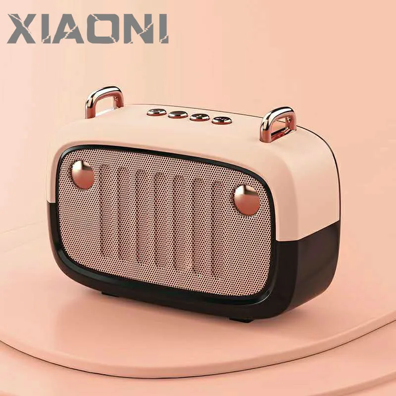 

New Cool Portable Bluetooth V5.0 Speaker Long Worktime Outdoor Loudspeaker Support TF Card/U Disk/FM Radio Wireless Subwoofer