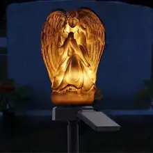 Outdoor Solar Garden Light Angel Pattern LED Solar Light Waterproof Solar Stake Lights for Patio, Yard, Garden and Pathway Decor