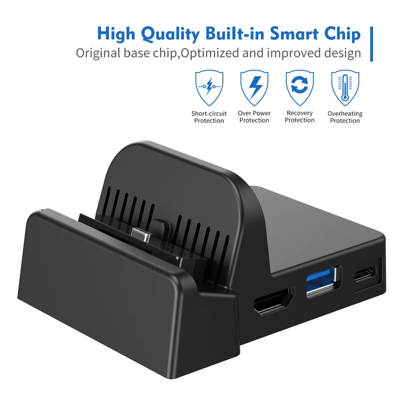 Игровой ТВ Bluetooth Стенд NS Портативный видео Док-Станция HDMI конвертер с Bluetooth для rend переключатель USB HDMI конвертер type-C адаптер