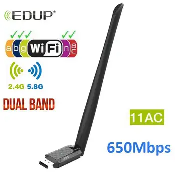 

Wireless USB Wifi Adapter Free Driver 650Mbps Lan USB Ethernet 2.4G 5G Dual Band Wi-fi Network Card Wifi Dongle 802.11n/g/a/ac