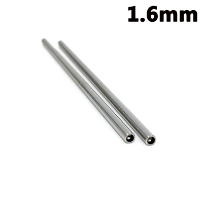 1.6mm 1 шт. 316L хирургическая сталь вогнутый конус расширитель Растяжка комплект вогнутый ушной конус набор Профессиональная вставка шпильки пирсинг ювелирные изделия - Окраска металла: 1.6mm