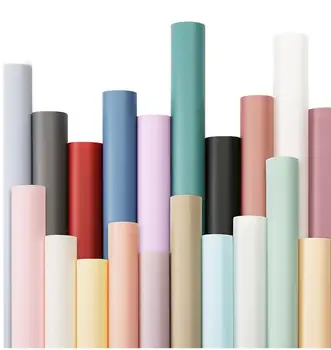 

40pcs Soft light flower wrapping paper presents wrapped solid waterproof paper free shipping