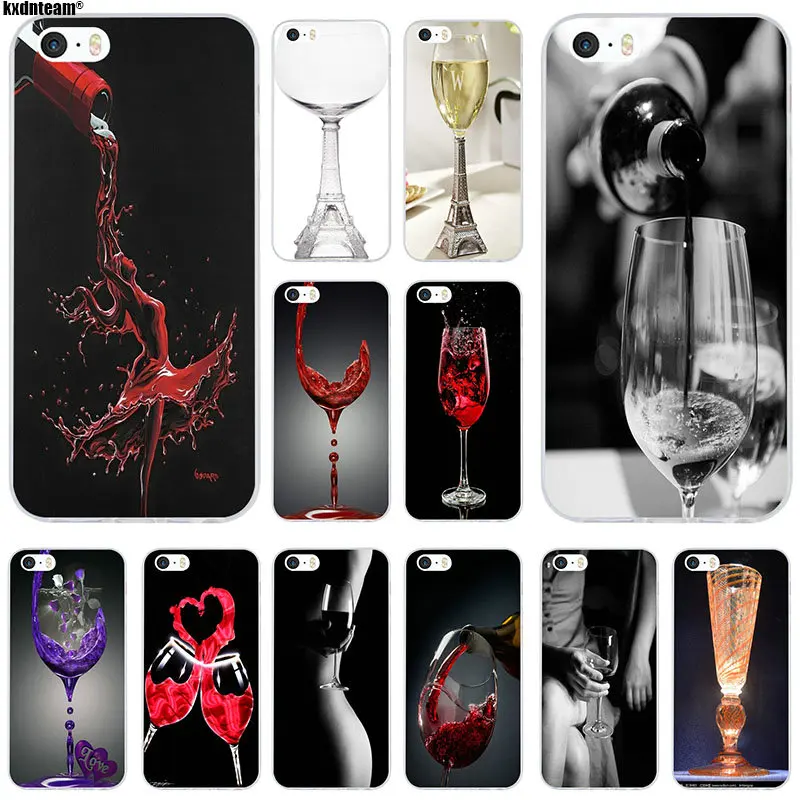 Чехол для iPhone 4 4S 5 5S 5C SE 6 6S 7 8 X Plus Мягкий Силиконовый ТПУ прозрачный чехол телефона