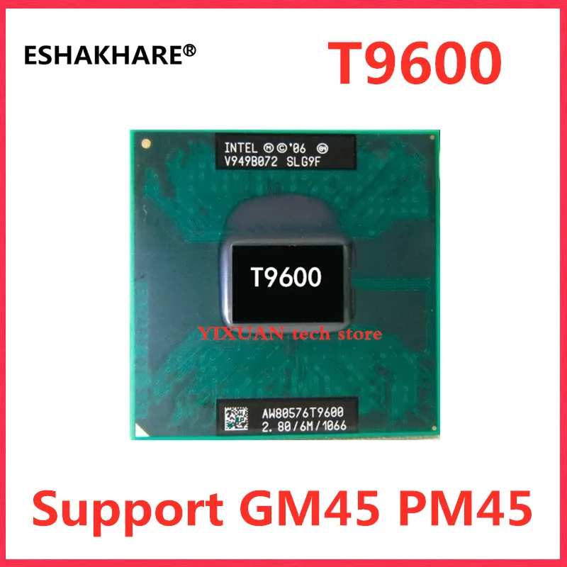 Процессор Intel Core 2 Duo T9600 SLG9F SLB47 8 ГГц двухъядерный двухпотоковый 6 Мб 35 Вт разъем P |