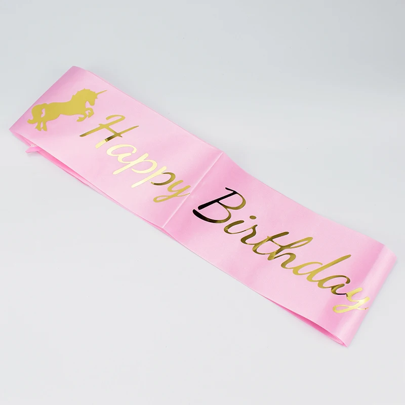 1 шт. белый розовый сладкий 16 принцесса лента для дня рождения девочек 16 день рождения украшение душевой кабины для подарка реквизит - Цвет: 1pc Shoulder strap