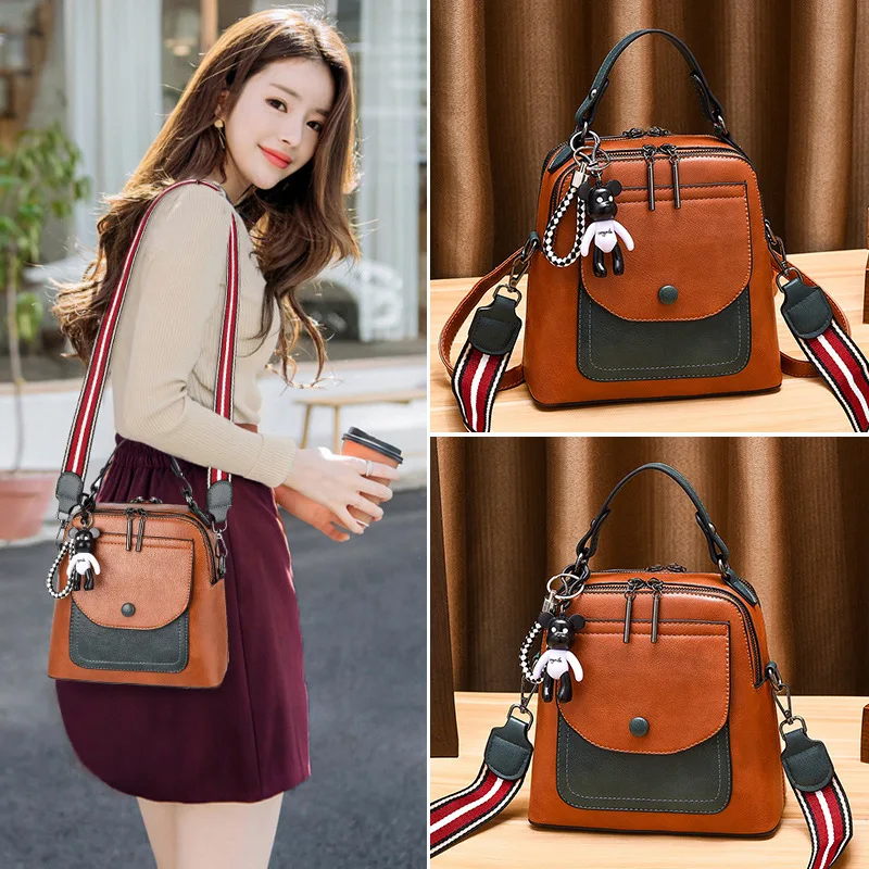 Small Backpacks Womens Girl Cute Pu for Female Lady