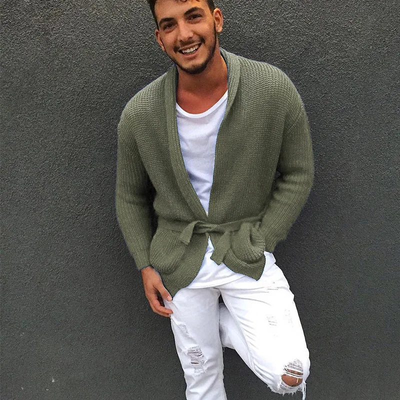 Solid Cardigan Sweater Men 2020 Autumn New Knitted Sweater Coat Casual Slim Fit Pull Homme Male Knitwear Sweaters XL Solid Cardigan Sweater Men 2020 Autumn New Knitted Sweater Coat Casual Slim Fit Pull Homme Male Knitwear Sweaters XL