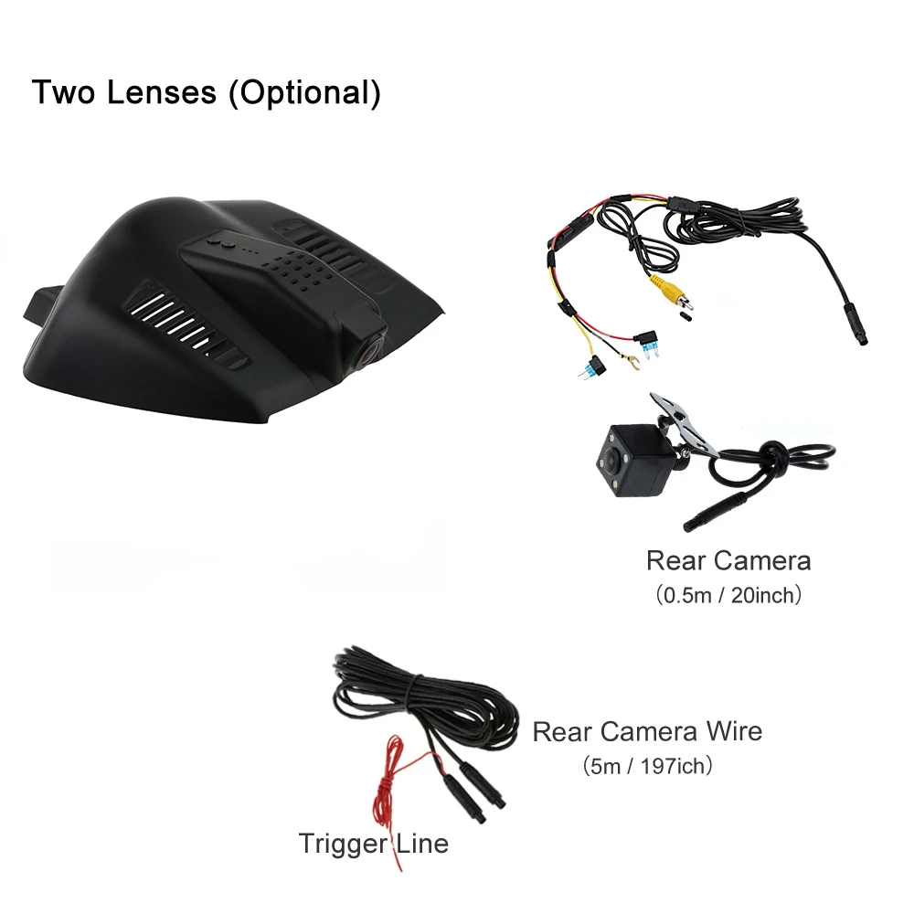 Model 02 Double Автомобильный регистратор DVR видеорегистратор камера Wifi цифровой видеорегистратор для Ford Mondeo Fusion MK4 MK5 CD345 CD391 2010 - Название цвета: Model 02 Double