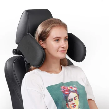 

Child Vehicle-Mounted U Neck Pillow Multiple Body Parts Protection Rotation Storage Wear-Resistant Stable Silica Gel