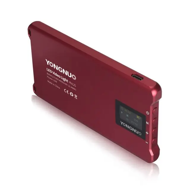 Yongnuo YN125 10 Вт Светодиодный светильник для видеокамеры с карманом для камеры для sony Nikon DSLR