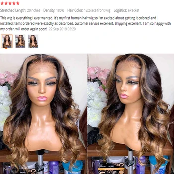 13x6 Deep part Lace Front Human Hair Wigs 180% Density Brazilian Remy Wavy Human Hair Pre-Plucked Hairline Dream Beauty 4