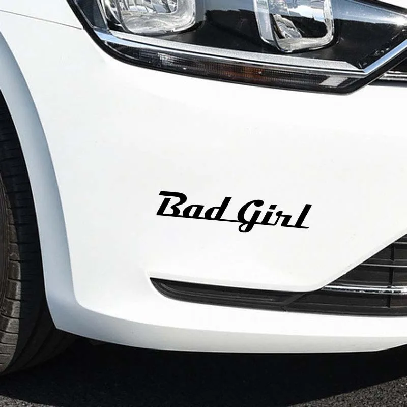 Стикеры для автомобиля модные Веселые наклейки украшения BAD GIRL из ПВХ креативные