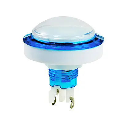 

Panel Mount White Round Head SPST 2 Pin Momentary Game Push Button Switch